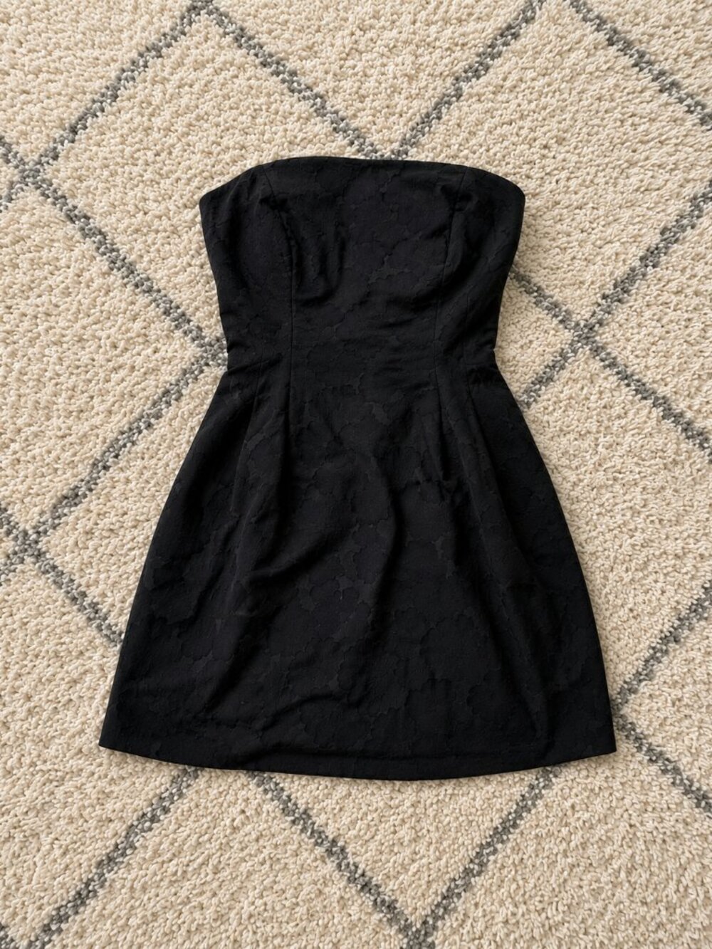 Bardot Karoline Hourglass Black Mini Dress Size 8 NWT Cocktail - Picture 3 of 5